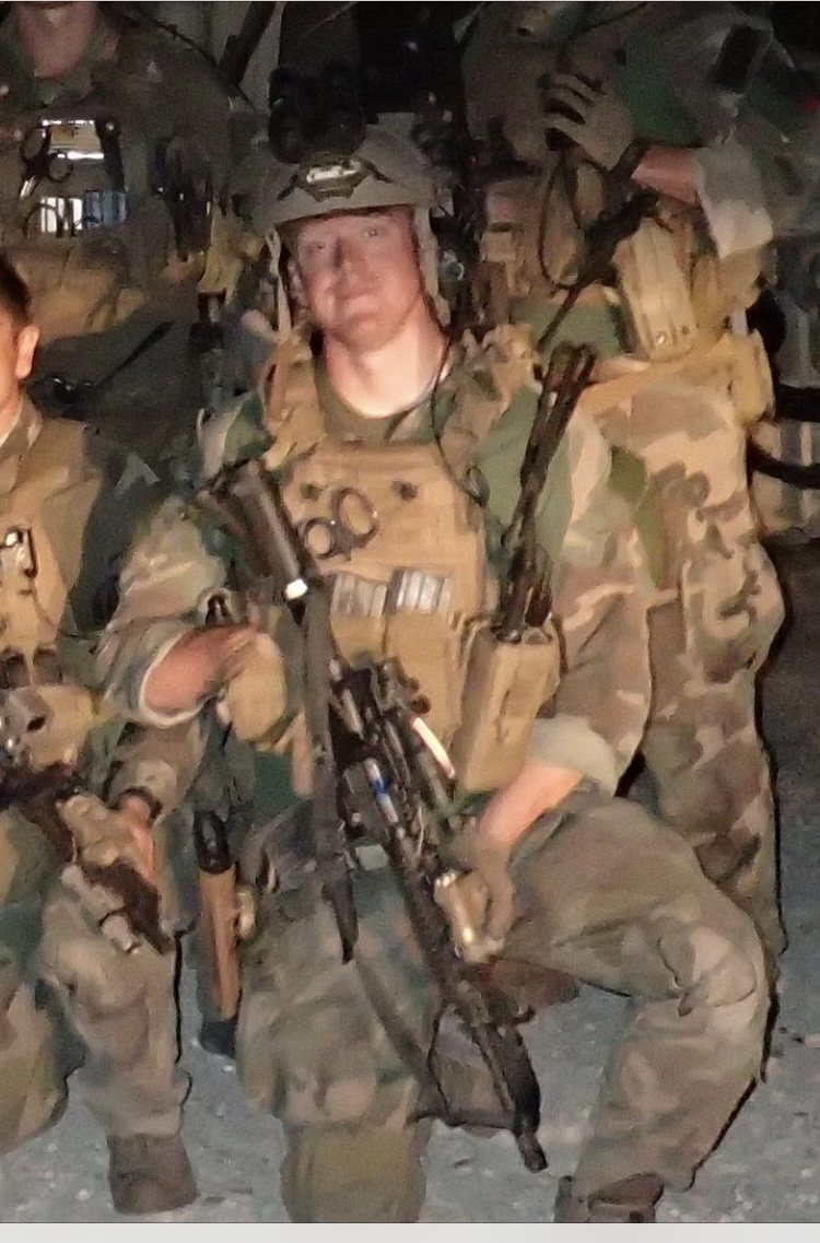 Sergeant Ryan Gunning, U.S. Marine Corps veteran, during his Marine Corps service